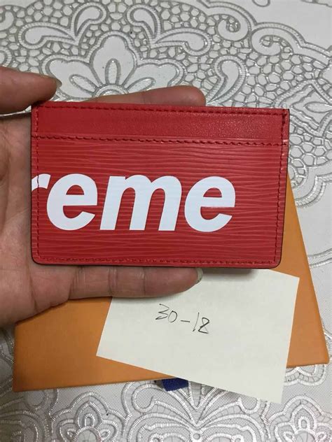 supreme x louis vuitton card holder